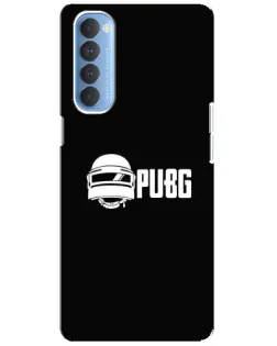 Чехол для OPPO Reno 4 Pro с картинкой «PUBG — классический лого»