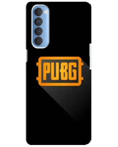 Чехол для OPPO Reno 4 Pro с картинкой «PUBG — рамка лого» Чехол для OPPO Reno 4 Pro с картинкой «PUBG — рамка лого»