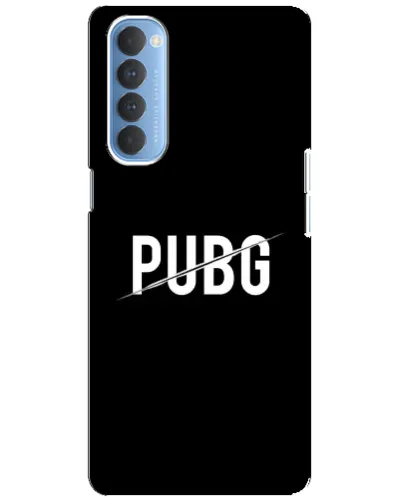 Чехол для OPPO Reno 4 Pro с картинкой «PUBG — белый логотип» Чехол для OPPO Reno 4 Pro с картинкой «PUBG — белый логотип»