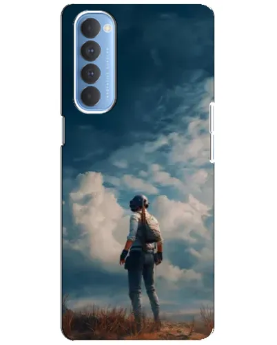 Чехол для OPPO Reno 4 Pro с картинкой «Герой PUBG на скале» Чехол для OPPO Reno 4 Pro с картинкой «Герой PUBG на скале»