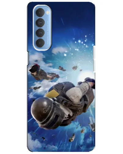 Чехол для OPPO Reno 4 Pro с картинкой «Десант PUBG — прыжок» Чехол для OPPO Reno 4 Pro с картинкой «Десант PUBG — прыжок»