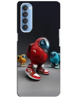 Чехол для OPPO Reno 4 Pro с картинкой «Among Us — 3D стиль» Чехол для OPPO Reno 4 Pro с картинкой «Among Us — 3D стиль»