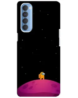 Чехол для OPPO Reno 4 Pro с картинкой «Одинокий герой на планете» Чехол для OPPO Reno 4 Pro с картинкой «Одинокий герой на планете»