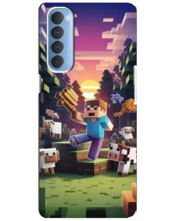 Чохол для OPPO Reno 4 Pro з картинкою «Стів на фермі» Чохол для OPPO Reno 4 Pro з картинкою «Стів на фермі»
