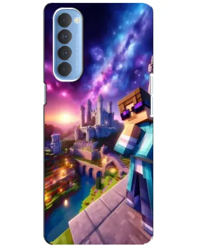 Чехол для OPPO Reno 4 Pro с картинкой «Стив и космос»
