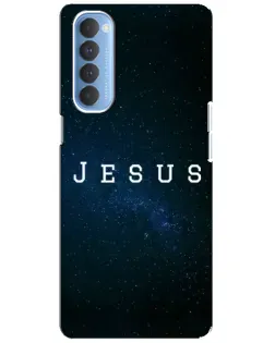 Чехол для OPPO Reno 4 Pro с картинкой «Звездное небо Jesus»