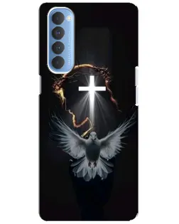Чехол для OPPO Reno 4 Pro с картинкой «Голубь и Свет»