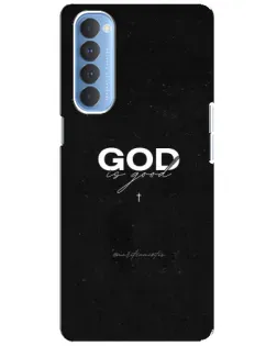 Чехол для OPPO Reno 4 Pro с картинкой «GOD — Бог над всем»