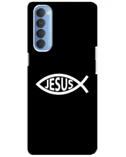 Чехол для OPPO Reno 4 Pro с картинкой «Классический Jesus»