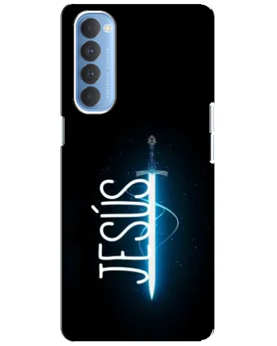 Чехол для OPPO Reno 4 Pro с картинкой «Меч Духа Jesus»