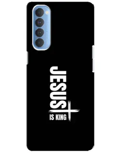 Чехол для OPPO Reno 4 Pro с картинкой «Вертикаль веры Jesus»