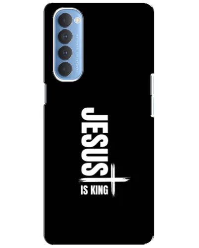 Чехол для OPPO Reno 4 Pro с картинкой «Вертикаль веры Jesus»