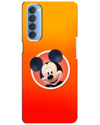 Чехол для OPPO Reno 4 Pro с картинкой «Mickey в круге»