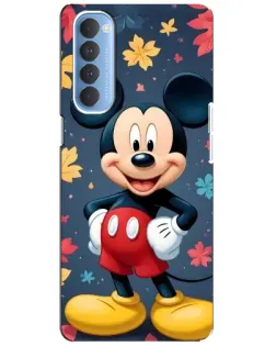 Чехол для OPPO Reno 4 Pro с картинкой «Осенний Mickey Mouse»