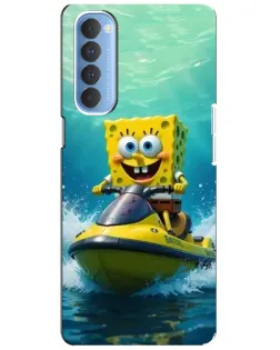 Чохол для OPPO Reno 4 Pro з картинкою «Спанч Боб на гідроциклі» Чохол для OPPO Reno 4 Pro з картинкою «Спанч Боб на гідроциклі»