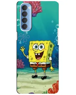 Чехол для OPPO Reno 4 Pro с картинкой «Подводный привет»