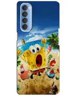 Чехол для OPPO Reno 4 Pro с картинкой «Развлечения на пляже»