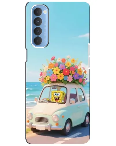 Чехол для OPPO Reno 4 Pro с картинкой «Автомобильное путешествие»