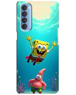 Чехол для OPPO Reno 4 Pro с картинкой «Спанч Боб под водой» Чехол для OPPO Reno 4 Pro с картинкой «Спанч Боб под водой»