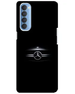 Чохол для OPPO Reno 4 Pro з картинкою «Mercedes — абстрактні лінії»