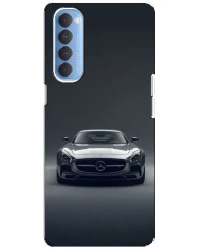 Чехол для OPPO Reno 4 Pro с картинкой «Mercedes на черном» Чехол для OPPO Reno 4 Pro с картинкой «Mercedes на черном»