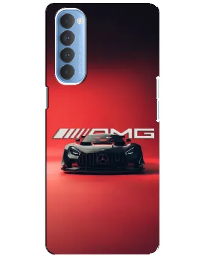 Чехол для OPPO Reno 4 Pro с картинкой «Mercedes AMG — красная линия» Чехол для OPPO Reno 4 Pro с картинкой «Mercedes AMG — красная линия»