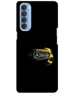 Чехол для OPPO Reno 4 Pro с картинкой «Mercedes — ретро стиль»