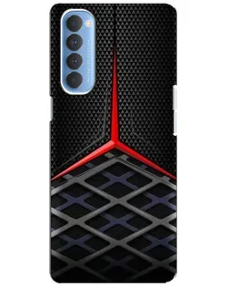 Чехол для OPPO Reno 4 Pro с картинкой «Mercedes Carbon Grid»