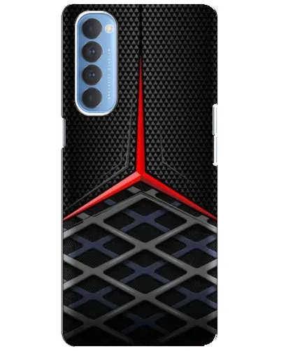 Чехол для OPPO Reno 4 Pro с картинкой «Mercedes Carbon Grid» Чехол для OPPO Reno 4 Pro с картинкой «Mercedes Carbon Grid»