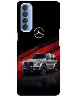 Чехол для OPPO Reno 4 Pro с картинкой «Mercedes G-Class красный»