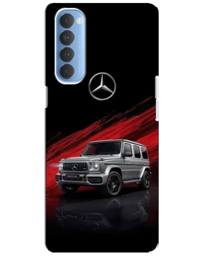 Чехол для OPPO Reno 4 Pro с картинкой «Mercedes G-Class красный» Чехол для OPPO Reno 4 Pro с картинкой «Mercedes G-Class красный»
