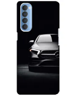 Чехол для OPPO Reno 4 Pro с картинкой «Свет фар Mercedes»