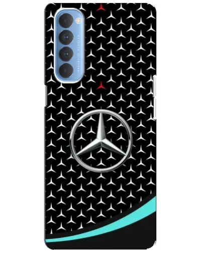 Чехол для OPPO Reno 4 Pro с картинкой «Mercedes — бирюзовый акцент» Чехол для OPPO Reno 4 Pro с картинкой «Mercedes — бирюзовый акцент»