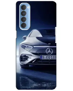 Чехол для OPPO Reno 4 Pro с картинкой «Mercedes EQ — будущее»
