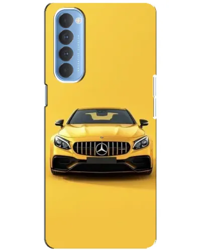 Чехол для OPPO Reno 4 Pro с картинкой «Желтый Mercedes GT» Чехол для OPPO Reno 4 Pro с картинкой «Желтый Mercedes GT»