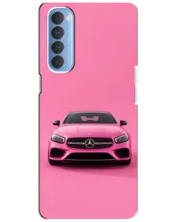 Чехол для OPPO Reno 4 Pro с картинкой «Розовый Mercedes AMG» Чехол для OPPO Reno 4 Pro с картинкой «Розовый Mercedes AMG»