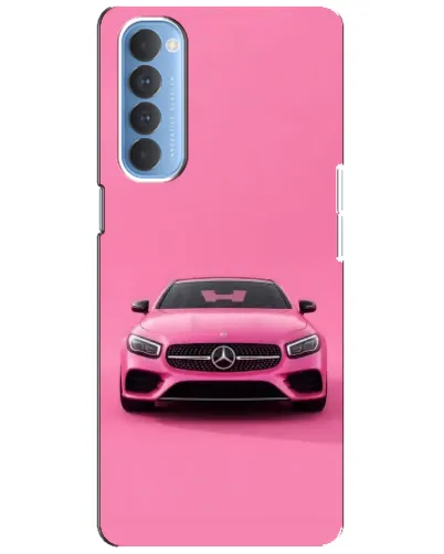 Чехол для OPPO Reno 4 Pro с картинкой «Розовый Mercedes AMG» Чехол для OPPO Reno 4 Pro с картинкой «Розовый Mercedes AMG»