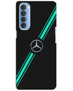 Чехол для OPPO Reno 4 Pro с картинкой «Спортивные линии Mercedes» Чехол для OPPO Reno 4 Pro с картинкой «Спортивные линии Mercedes»