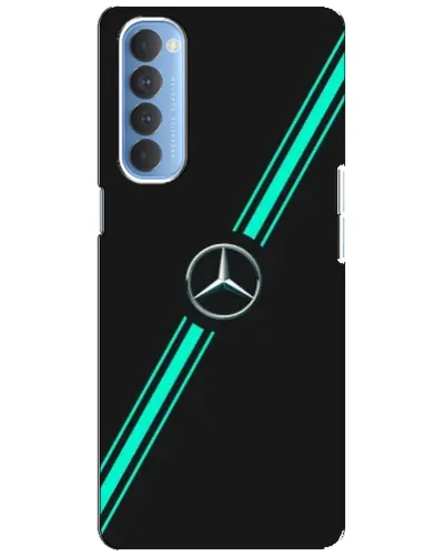 Чехол для OPPO Reno 4 Pro с картинкой «Спортивные линии Mercedes» Чехол для OPPO Reno 4 Pro с картинкой «Спортивные линии Mercedes»