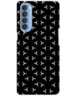 Чехол для OPPO Reno 4 Pro с картинкой «Mercedes паттерн звезд» Чехол для OPPO Reno 4 Pro с картинкой «Mercedes паттерн звезд»