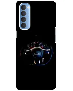 Чохол для OPPO Reno 4 Pro з картинкою «Салон Audi — кермо» Чохол для OPPO Reno 4 Pro з картинкою «Салон Audi — кермо»