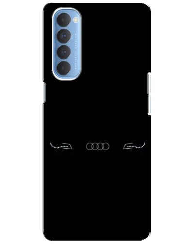Чехол для OPPO Reno 4 Pro с картинкой «Audi — световой подпись»