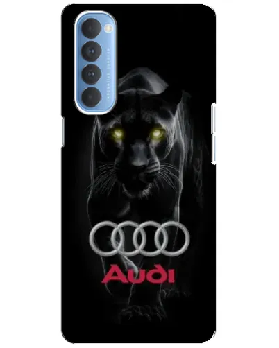 Чехол для OPPO Reno 4 Pro с картинкой «Пантера и Audi»