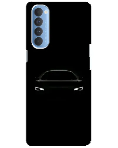 Чехол для OPPO Reno 4 Pro с картинкой «Взгляд Audi в темноте»