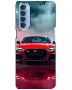 Чохол для OPPO Reno 4 Pro з картинкою «Audi RS — червоний стиль»