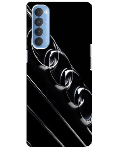 Чехол для OPPO Reno 4 Pro с картинкой «Audi — абстрактные кольца»