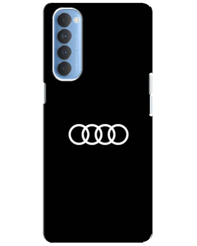 Чехол для OPPO Reno 4 Pro с картинкой «Audi White Logo»