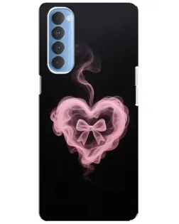 Чехол для OPPO Reno 4 Pro с картинкой «Дымчатое сердце»
