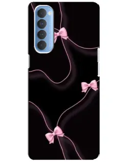 Чехол для OPPO Reno 4 Pro с картинкой «Розовые ленты»