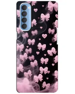Чехол для OPPO Reno 4 Pro с картинкой «Неоновое кружево»